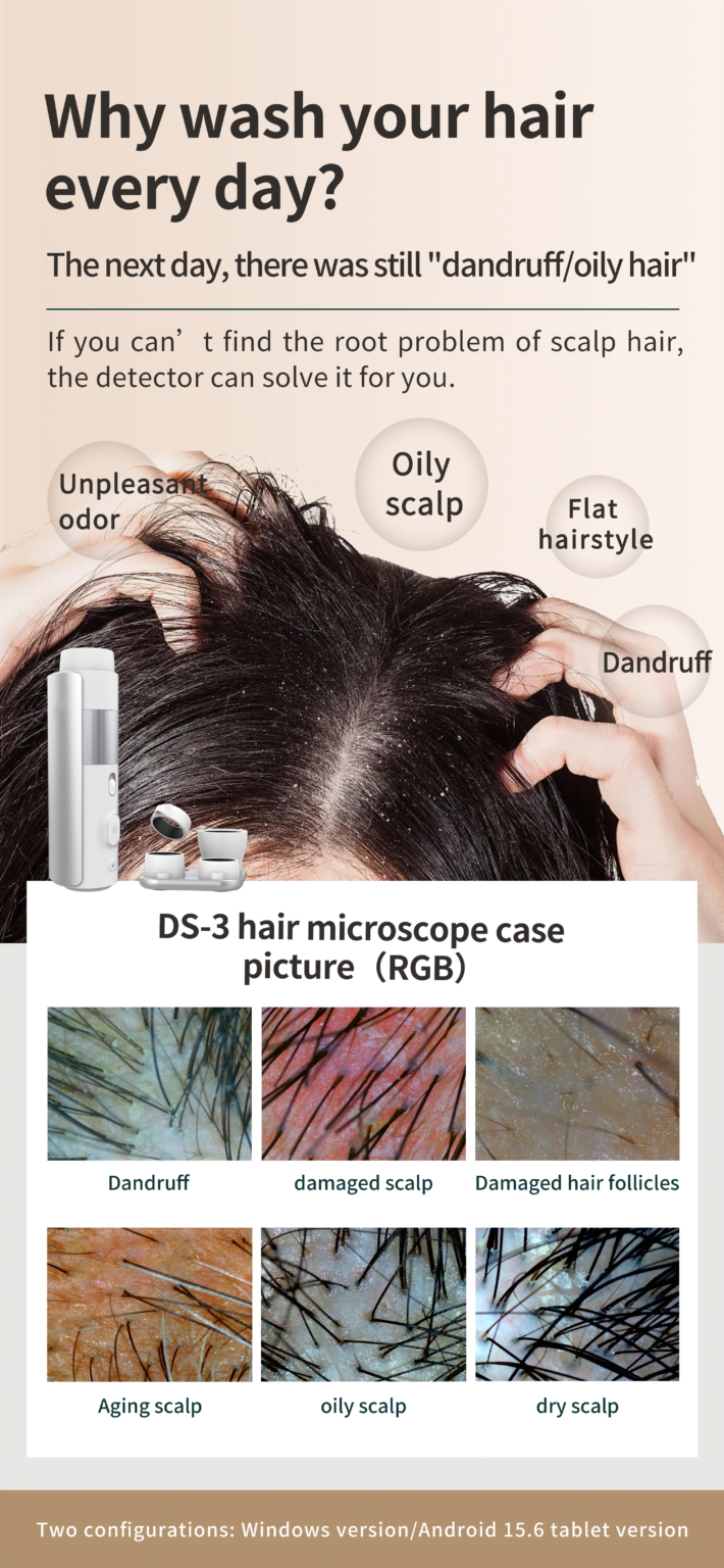 DS 3 Hair Analysis Device guis