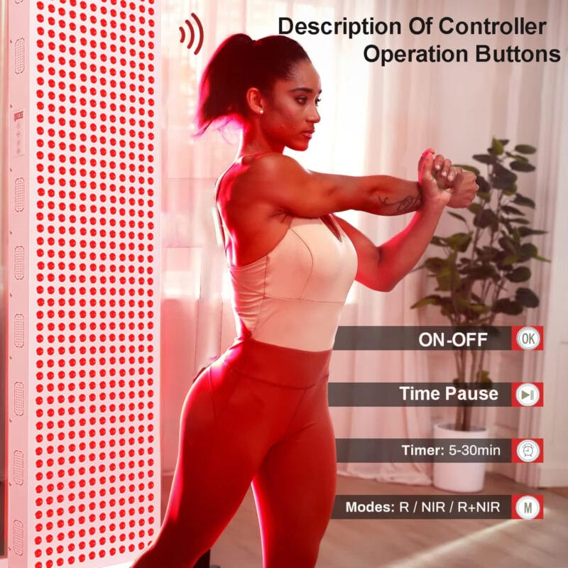 Red Light Therapy Panel Ivory gwlg